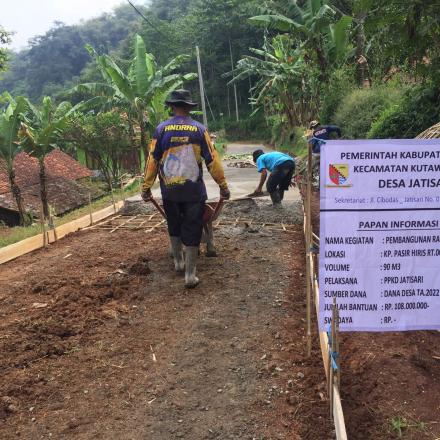 PEMBANGUNAN DESA JATISARI T.A 2022